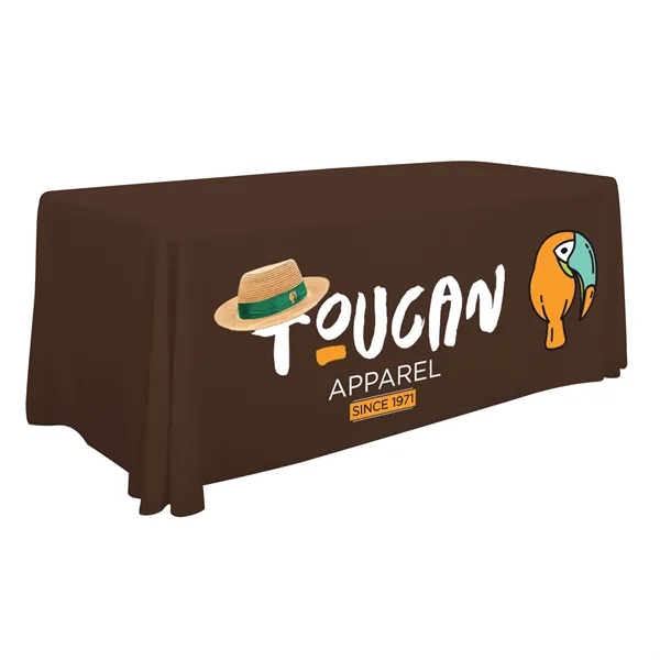 6' economy table throw made of polyester poplin with 3 sides,... from ASI 87188 Showdown Displays