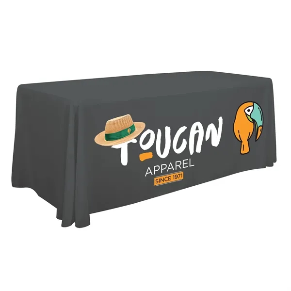 6' economy table throw made of polyester poplin with 3 sides,... from ASI 87188 Showdown Displays