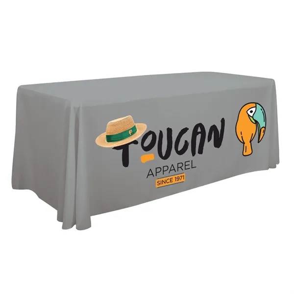 6' economy table throw made of polyester poplin with 3 sides,... from ASI 87188 Showdown Displays