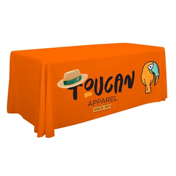 6' economy table throw made of polyester poplin with 3 sides,... from ASI 87188 Showdown Displays