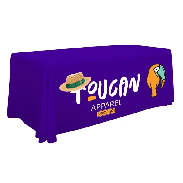 6' economy table throw made of polyester poplin with 3 sides,... from ASI 87188 Showdown Displays