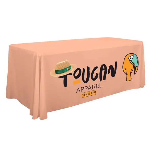 6' economy table throw made of polyester poplin with 3 sides,... from ASI 87188 Showdown Displays