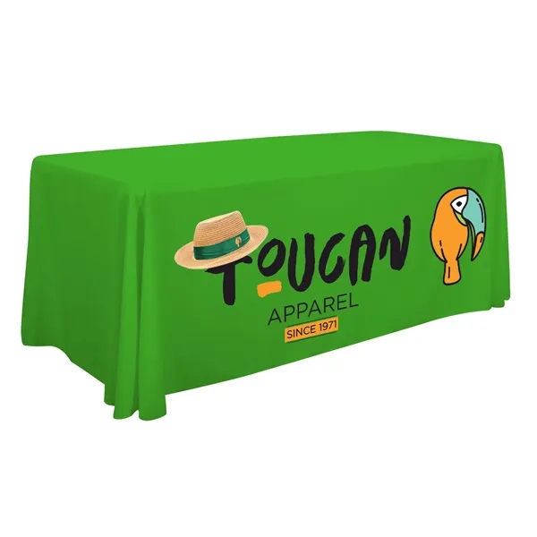 6' economy table throw made of polyester poplin with 3 sides,... from ASI 87188 Showdown Displays