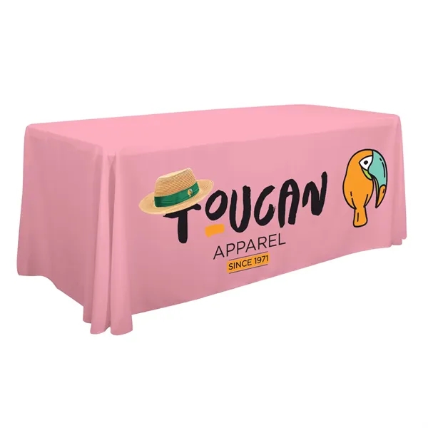 6' economy table throw made of polyester poplin with 3 sides,... from ASI 87188 Showdown Displays