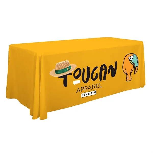 6' economy table throw made of polyester poplin with 3 sides,... from ASI 87188 Showdown Displays