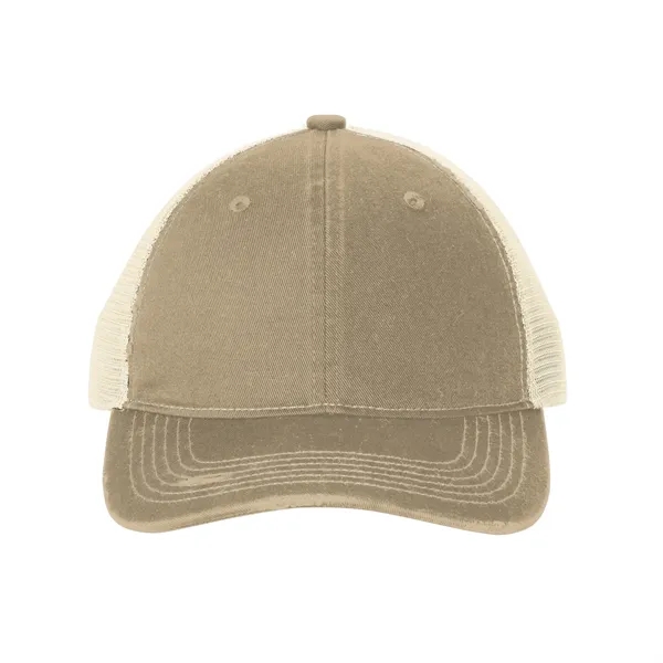 Distressed vintage-style mesh back cap with breathable comfort and snapback closure-ideal... from ASI 72657 Active Life Promo / Active Life
