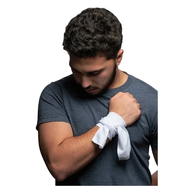 Athletic tie back polyester sports headband plus 1 color silkscreen imprint... from ASI 37218 Athena Promo (tm)