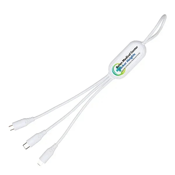 The VersaLink Charging Cable comes equipped with three versatile connector options-USB-C... from ASI 62660 Innovation Line