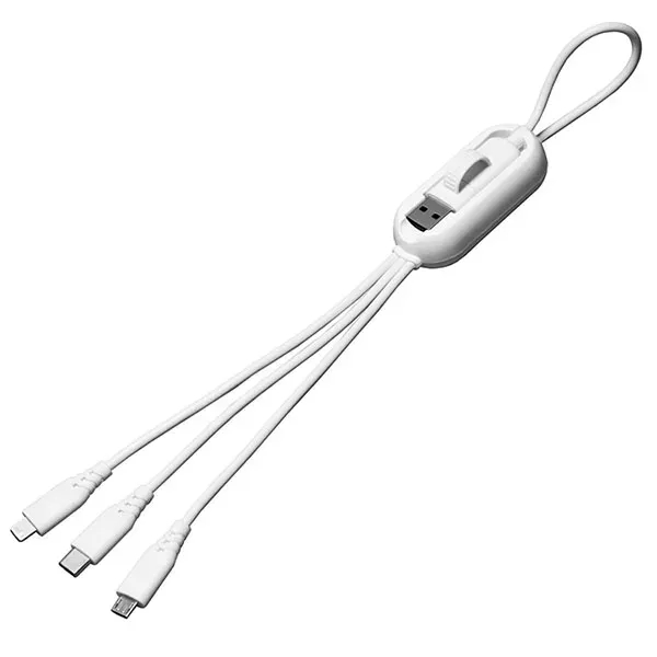 The VersaLink Charging Cable comes equipped with three versatile connector options-USB-C... from ASI 62660 Innovation Line