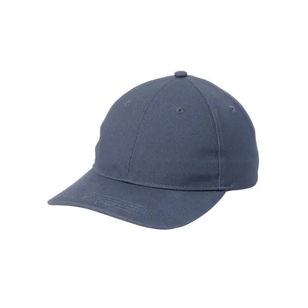Brushed cotton canvas cap with leather strap. Stylish, comfortable, and ideal... from ASI 72657 Active Life Promo / Active Life
