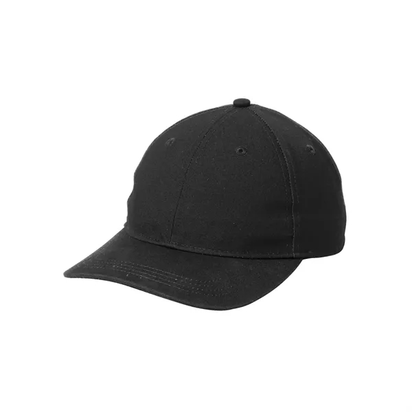 Brushed cotton canvas cap with leather strap. Stylish, comfortable, and ideal... from ASI 72657 Active Life Promo / Active Life