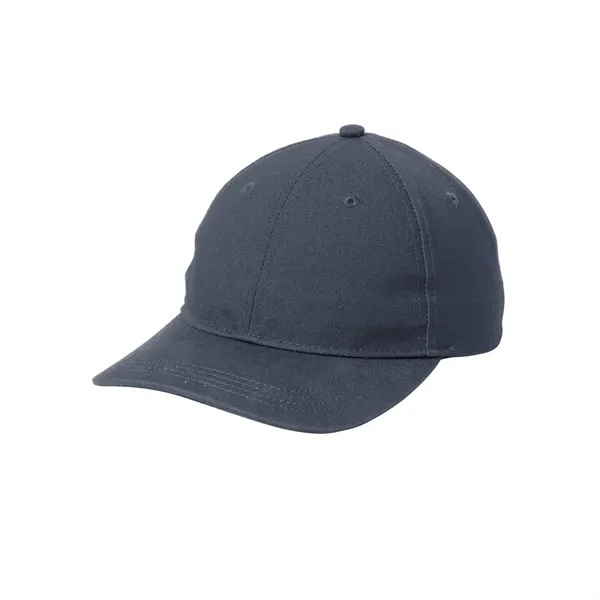 Brushed cotton canvas cap with leather strap. Stylish, comfortable, and ideal... from ASI 72657 Active Life Promo / Active Life