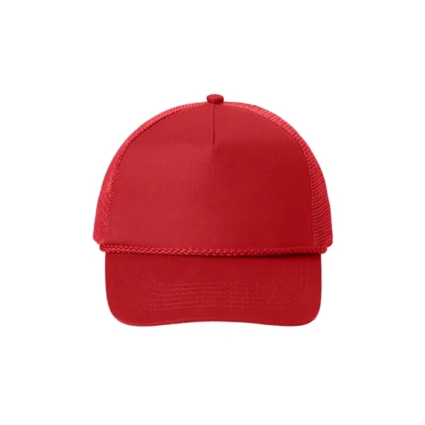 Classic 5-panel mesh snapback with breathable panels, braid detail, and adjustable... from ASI 72657 Active Life Promo / Active Life