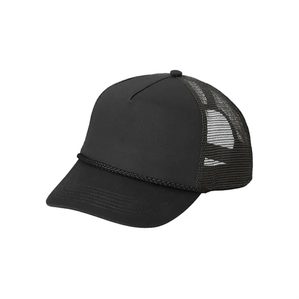 Classic 5-panel mesh snapback with breathable panels, braid detail, and adjustable... from ASI 72657 Active Life Promo / Active Life