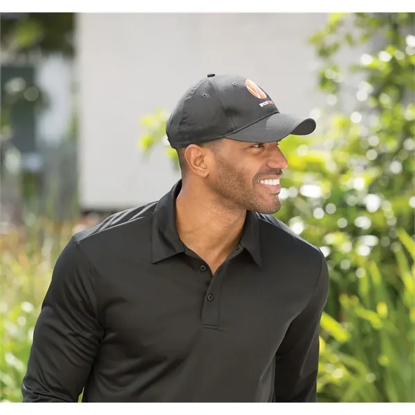 Structured, fade-resistant cap with moisture-wicking fabric and hook-and-loop closure for all-day... from ASI 72657 Active Life Promo / Active Life