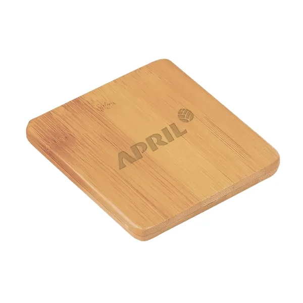 3.5" Square Bamboo Coaster... from ASI 99030 Zipline