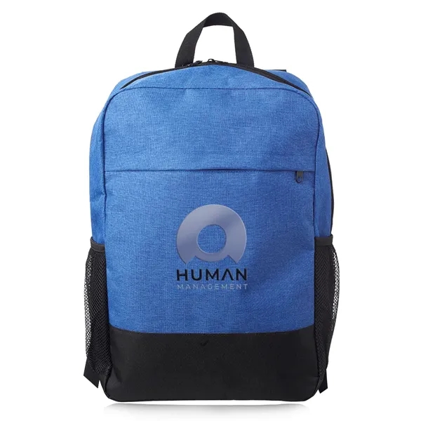 17" laptop backpack with zipper closure main compartment and mesh pockets... from ASI 39552 BEL Promo