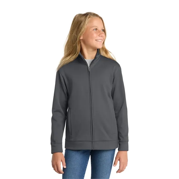 Sport-Tek Youth Sport-Wick Fleece Full-Zip Jacket.... from ASI 84863 SanMar