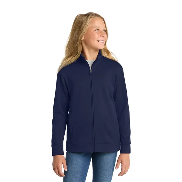 Sport-Tek Youth Sport-Wick Fleece Full-Zip Jacket.... from ASI 84863 SanMar