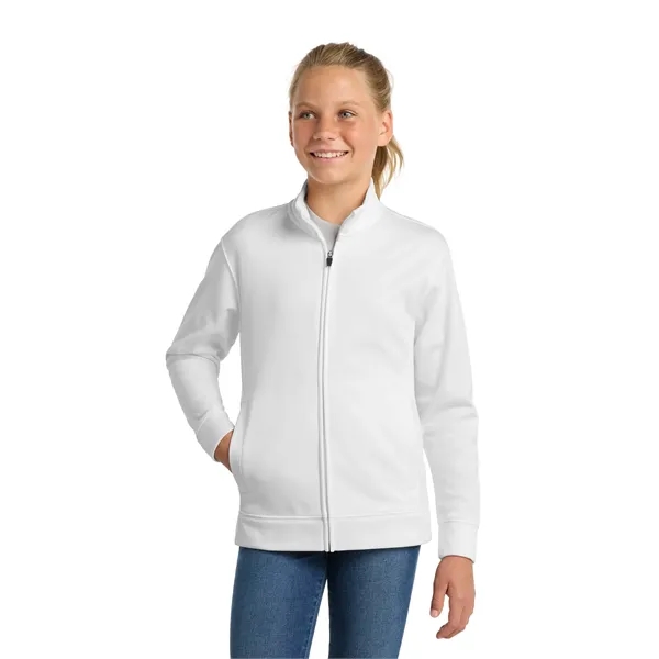 Sport-Tek Youth Sport-Wick Fleece Full-Zip Jacket.... from ASI 84863 SanMar