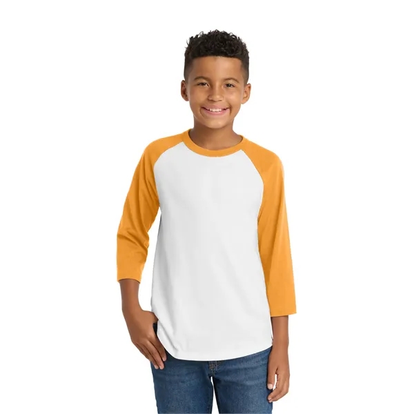Sport-Tek Youth Colorblock Raglan Jersey.... from ASI 84863 SanMar