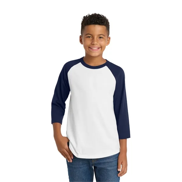 Sport-Tek Youth Colorblock Raglan Jersey.... from ASI 84863 SanMar