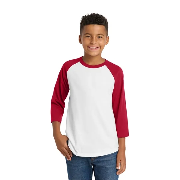 Sport-Tek Youth Colorblock Raglan Jersey.... from ASI 84863 SanMar