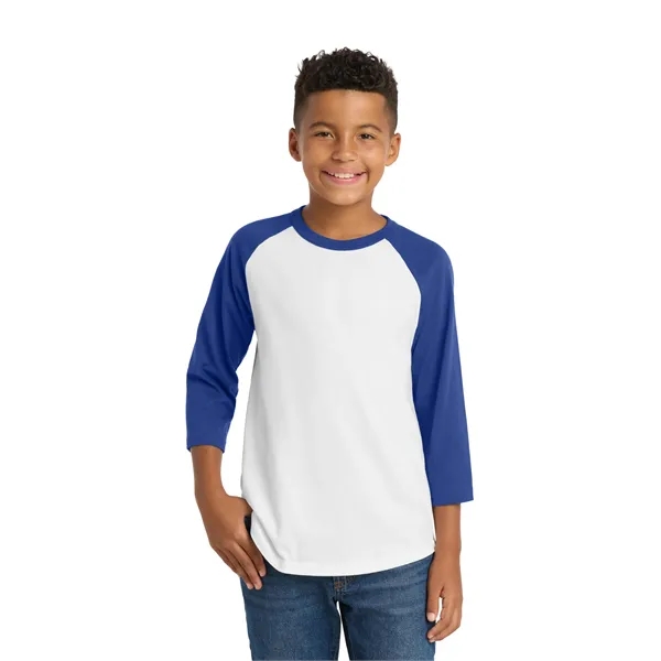 Sport-Tek Youth Colorblock Raglan Jersey.... from ASI 84863 SanMar