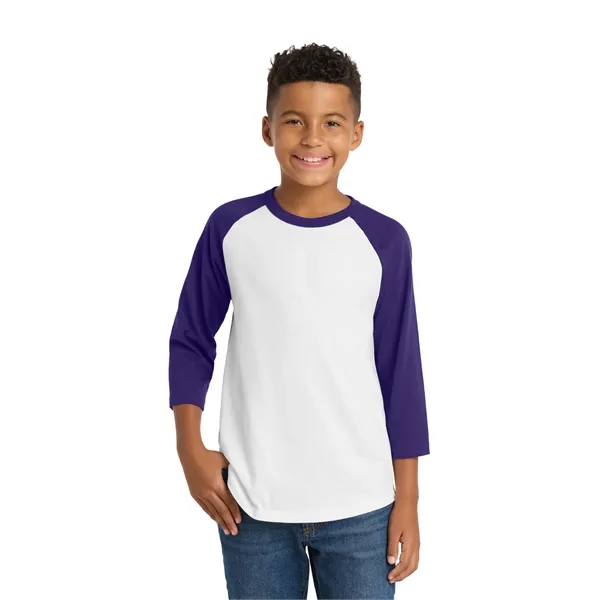 Sport-Tek Youth Colorblock Raglan Jersey.... from ASI 84863 SanMar