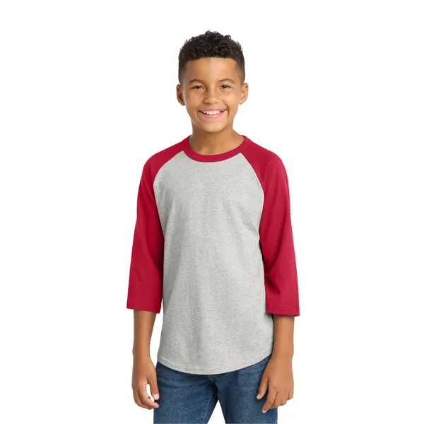 Sport-Tek Youth Colorblock Raglan Jersey.... from ASI 84863 SanMar