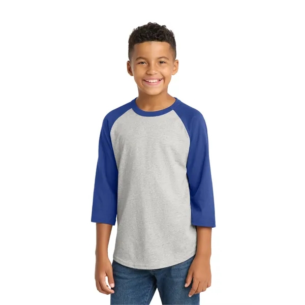 Sport-Tek Youth Colorblock Raglan Jersey.... from ASI 84863 SanMar