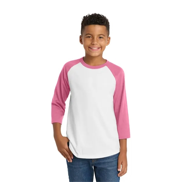 Sport-Tek Youth Colorblock Raglan Jersey.... from ASI 84863 SanMar