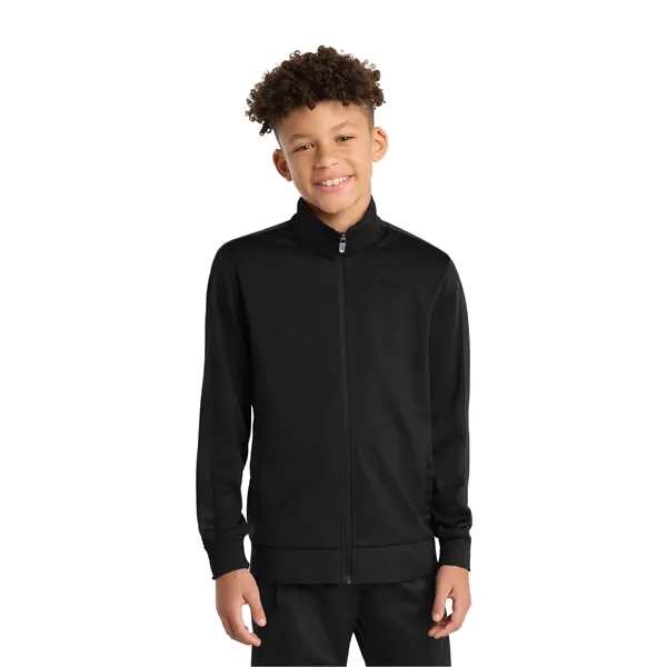 Sport-Tek Youth Tricot Track Jacket.... from ASI 84863 SanMar