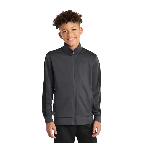Sport-Tek Youth Tricot Track Jacket.... from ASI 84863 SanMar