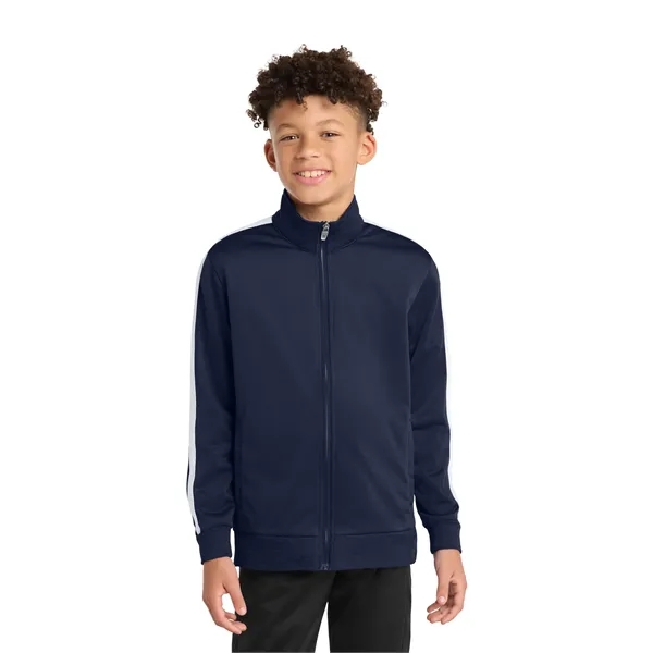 Sport-Tek Youth Tricot Track Jacket.... from ASI 84863 SanMar