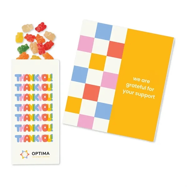 Fully customizable greeting card and a delicious treat of Albanese® Sour... from ASI 68680 Maple Ridge Farms Inc / Sweeter Cards