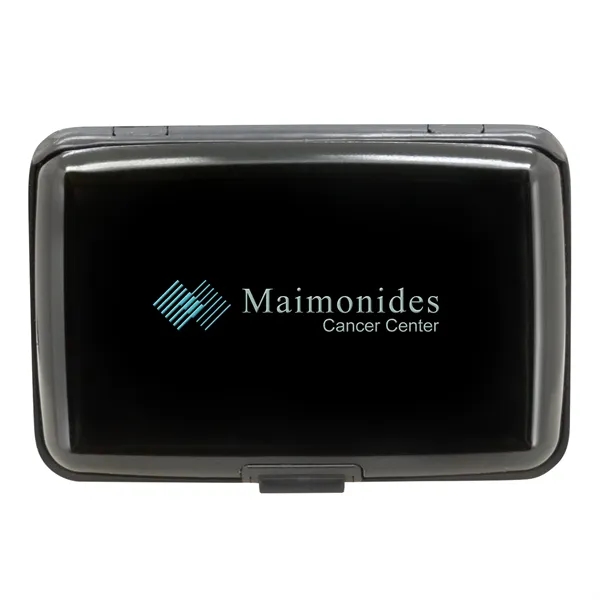 Metal card case with 6 equally spaced accordion style slots makes... from ASI 46755 Cosmo Promos