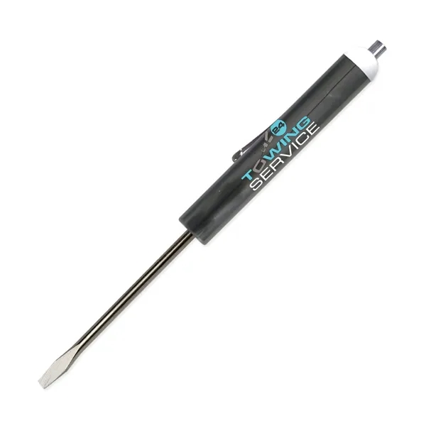 5.68"W x 0.5"D standard flat blade screwdriver with a magnet top... from ASI 54040 Fey Promo / Mi Line by Fey
