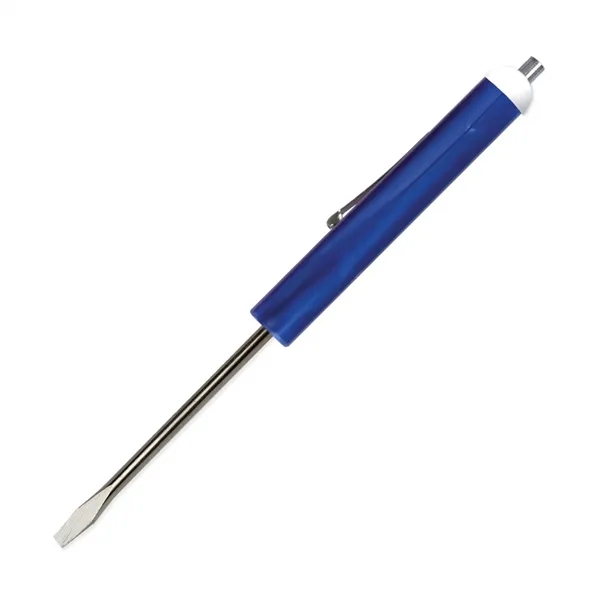 5.68"W x 0.5"D standard flat blade screwdriver with a magnet top... from ASI 54040 Fey Promo / Mi Line by Fey