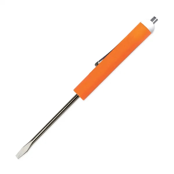 5.68"W x 0.5"D standard flat blade screwdriver with a magnet top... from ASI 54040 Fey Promo / Mi Line by Fey