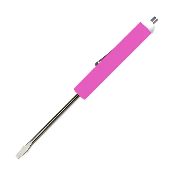 5.68"W x 0.5"D standard flat blade screwdriver with a magnet top... from ASI 54040 Fey Promo / Mi Line by Fey