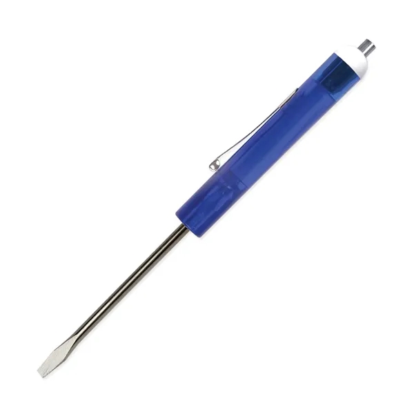 5.68"W x 0.5"D standard flat blade screwdriver with a magnet top... from ASI 54040 Fey Promo / Mi Line by Fey