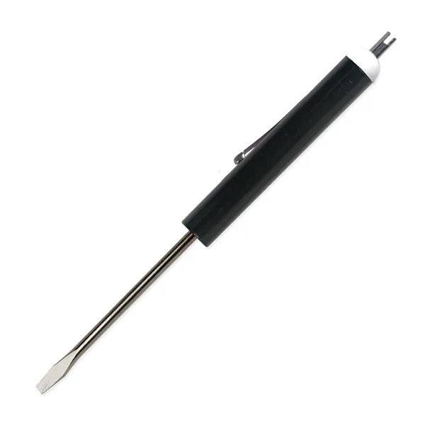 5.87" x 0.5" Diameter standard flat blade screwdriver with a valve... from ASI 54040 Fey Promo / Mi Line by Fey