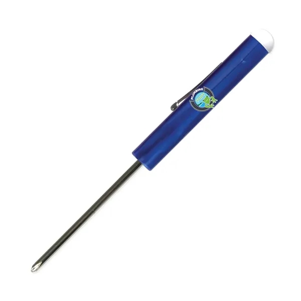 5.5"W x 0.5" Diameter Phillips head screwdriver with a button top... from ASI 54040 Fey Promo / Mi Line by Fey