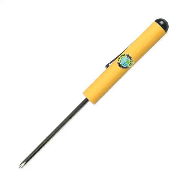 5.5"W x 0.5" Diameter Phillips head screwdriver with a button top... from ASI 54040 Fey Promo / Mi Line by Fey