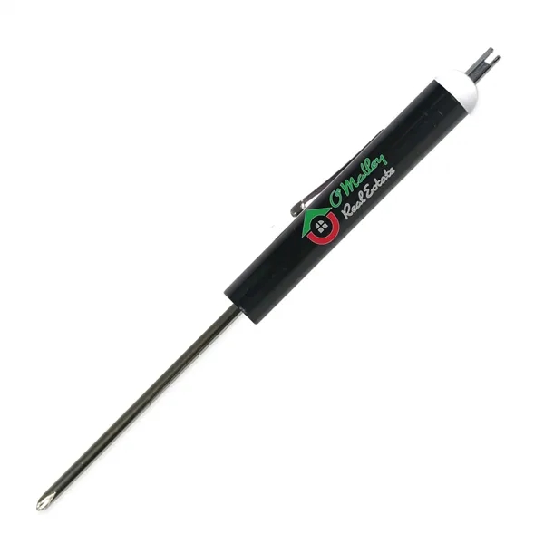 5.87"W x 0.5" Daimeter Phillips head screwdriver with a button top... from ASI 54040 Fey Promo / Mi Line by Fey