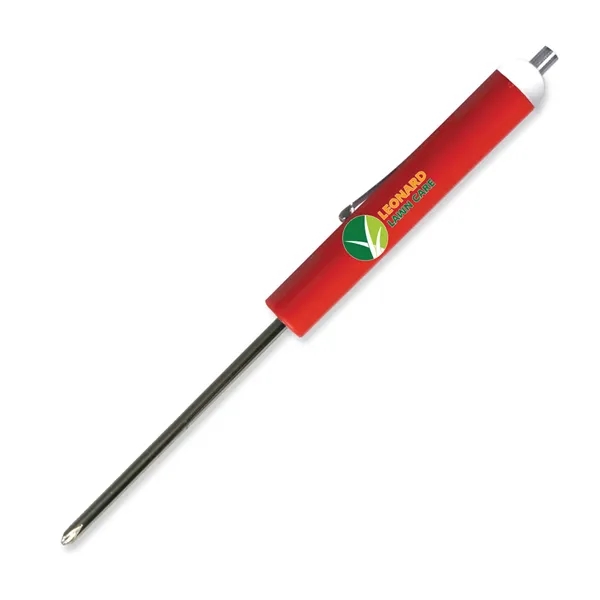 5.68"W x 0.5"D Phillips blade screwdriver with a magnetic top... from ASI 54040 Fey Promo / Mi Line by Fey