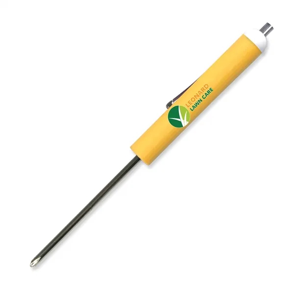 5.68"W x 0.5"D Phillips blade screwdriver with a magnetic top... from ASI 54040 Fey Promo / Mi Line by Fey