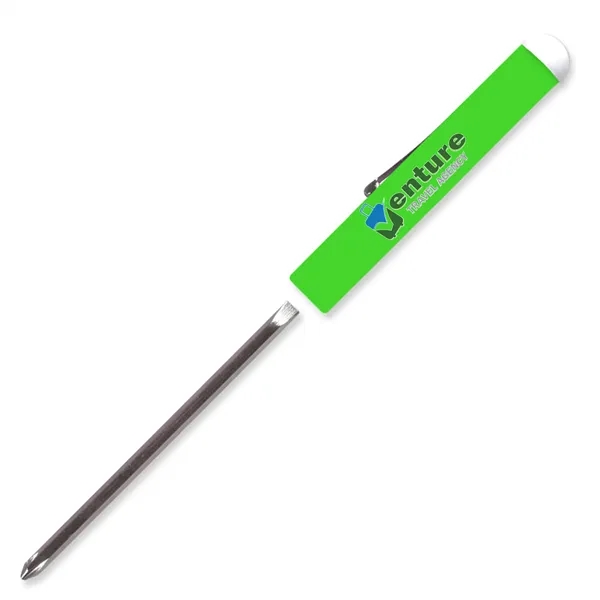 5.12" x 0.5" Diameter reversible flat blade screwdriver with Phillips head... from ASI 54040 Fey Promo / Mi Line by Fey