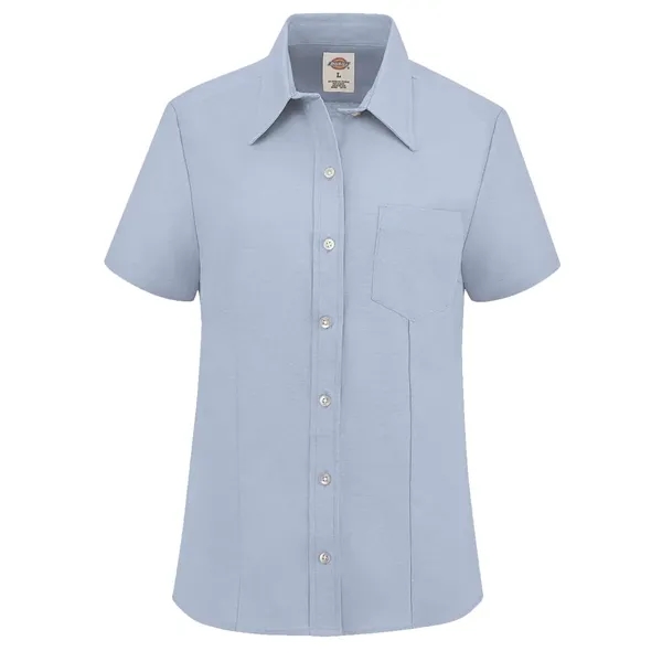 Dickies Women's Short Sleeve Stretch Oxford Shirt... from ASI 84358 S&S Activewear